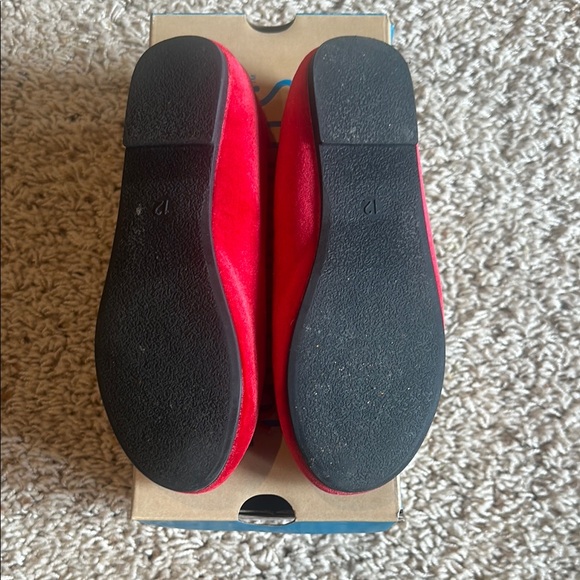 Thereabouts Lexi Red Ballet Flats - Size 12 - Picture 3 of 3